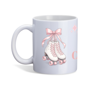 rolschaatsen mok met naam